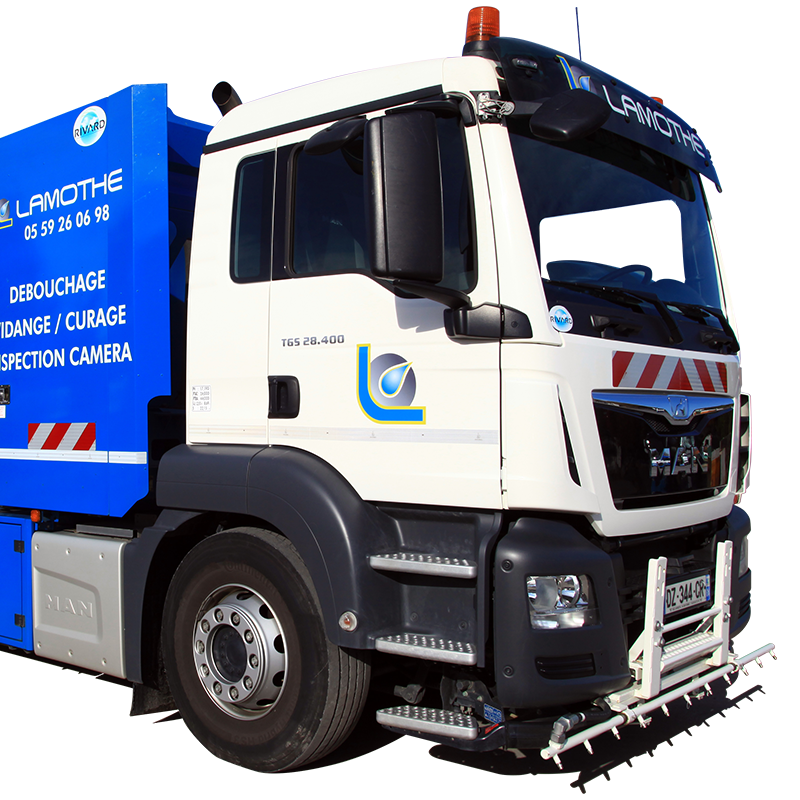 camion débouchage canalisations
