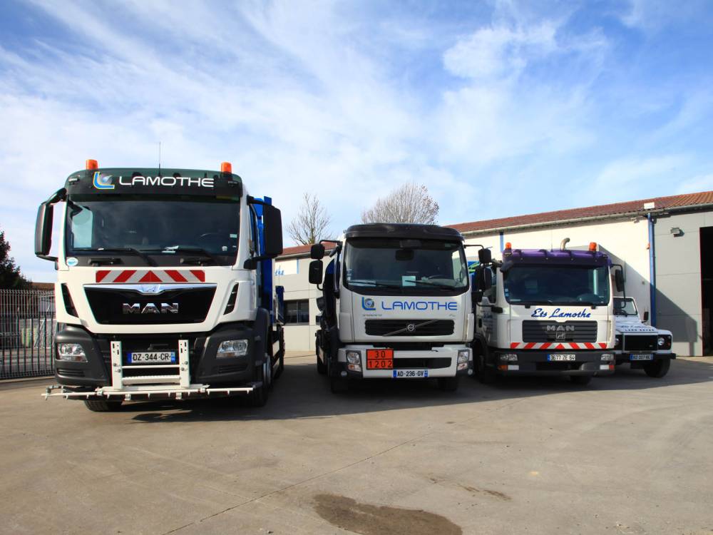 flotte de camions